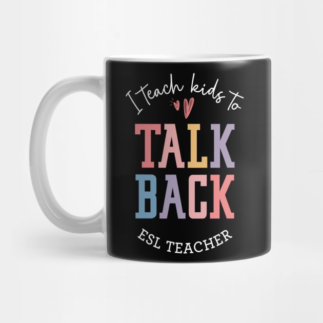 ESL Teacher - ESOL Second Language Teacher by OutfittersAve